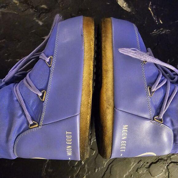 Tecnica The Original Moon Boots Vintage 70s 80s Size 39-41 Rare Purple Snow Icon - Picture 5 of 16